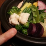 タイーム - ２０１３・１・２９　豚足（嫁の小指）と小さい芽キャベツ