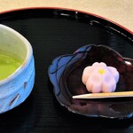 Shikisaryou Edo - 【季節の甘味セット】季節の和菓子とお好みのお飲物のセット