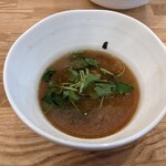 中華そば きなり - 蕎麦湯割り