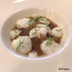 プチレストラン ブーケ・ド・フランス - フカヒレのコンソメ煮込み