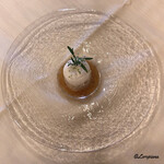 プチレストラン ブーケ・ド・フランス - 栗蟹のパルフェ白蕪のムース