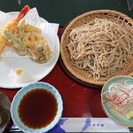 割烹旅館 糀屋 そば処 - 天もりそば(大盛り)