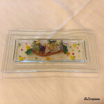 プチレストラン ブーケ・ド・フランス - 桜鱒のミ･キュイ サラダ仕立