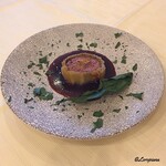 プチレストラン ブーケ・ド・フランス - フォアグラと仔羊のパイ包み焼