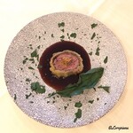 プチレストラン ブーケ・ド・フランス - フォアグラと仔羊のパイ包み焼