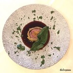 プチレストラン ブーケ・ド・フランス - フォアグラと仔羊のパイ包み焼