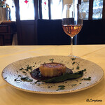 プチレストラン ブーケ・ド・フランス - フォアグラと仔羊のパイ包み焼