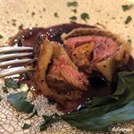 プチレストラン ブーケ・ド・フランス - フォアグラと仔羊のパイ包み焼