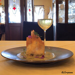 プチレストラン ブーケ・ド・フランス - 鮑のパートフィロ包み焼