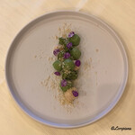 プチレストラン ブーケ・ド・フランス - 抹茶のショコラとグラースとマスカルポーネ