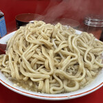 ラーメン二郎 - 天地返し♪凄い麺量だね❣️