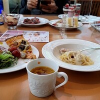 カフェトスカ - 対面にアクリル板