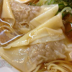 飛騨高山中華そば やまと - Aランチ（中華そば＋茶碗豚バラ丼）平日昼限定＋ワンタン　2013年1月