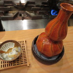 恵比寿　くろいわ - この酒器でまずは・・・