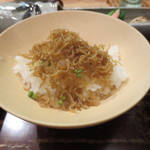 恵比寿　くろいわ - じゃこめしで。