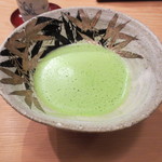 恵比寿　くろいわ - 最後はお抹茶で。