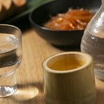 伏龍石沢亭 - 日本酒提供写真