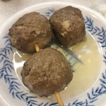 溝畑酒店 - おでんのつくね120円