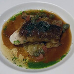 ハイドレンジャ - 真鯛のムニエルと春菊のピストー