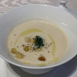 ハイドレンジャ - カリフらほーのクリームスープとフラン