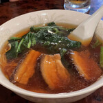 一二三凱旋楼 - 豚の角煮あんかけそば(750円)