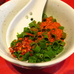 ラーメン二郎 - 待ってる間にカスタマイズ♪