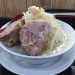 ニラなんばんらーめん 香麺 - 塩豪めん(肉2枚)910円