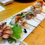 季節料理　日和 - 本日の串焼き