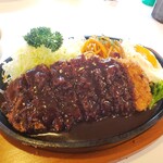 Taishuu Steak Nikuno Suke - デミグラスロースカツ定食