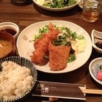 郷酒 - 日替わりフライ定食