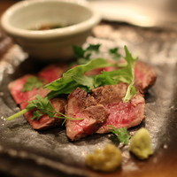 鉄板焼さくら - 厳選 黒毛和牛 A５ランプのたたき　(2013/02)