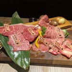 焼肉 ニクラボ - 太田牛の盛り合わせ