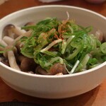 やきとり 正や - しめじ葱ポンズ