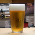 家庭料理 小川 - スーパードライ生ビール