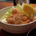 やきとり 正や - カッパとひざ軟骨唐揚げ