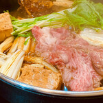 Sukiyaki shabu shabu kaiseki ryouri azuki - 