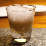 麻布Lasen - アミューズ：安納芋のスープ