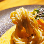 麻布Lasen - 生うにとサルデーニャ産からすみのスパゲッティーニ