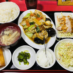 福園 - 「八宝菜定食」980円税抜き♪