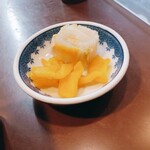 さくめ - お新香。白菜美味しかったです。