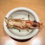 小笹寿し - 車海老 頭塩焼き