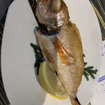 虹と海 - 夜ご飯ノドグロこれはビュッフェではなく事前に頼んでたやつ