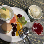 虹と海 - 夜ご飯デザート