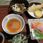 虹と海 - 夜ご飯