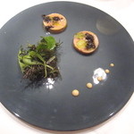 エクアトゥール - 銀杏の冷製フォアグラ　黒トリュフのソース