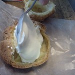 イル ビニェ - クリームを入れます