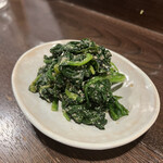 金町製麺 - 法蓮草の胡麻和え　200円