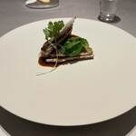 ASAHINA Gastronome - 舌平目＆春野菜　骨付きでムニエルにし、その香り高いソース“ジュ”と春野菜のクーリ