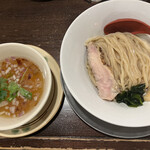 金町製麺 - 追い節塩つけそば（麺半分）