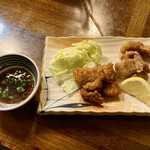 遊酒食堂 宇都宮 - 豚肉料理のおまかせ：トンテキの二種盛り、七味たれ付。(700円)